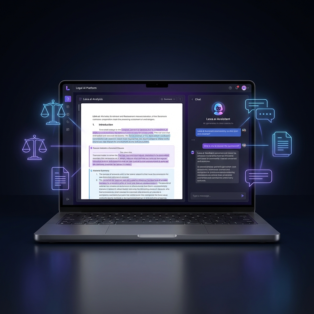 Lexa.ai AI-powered legal platform interface